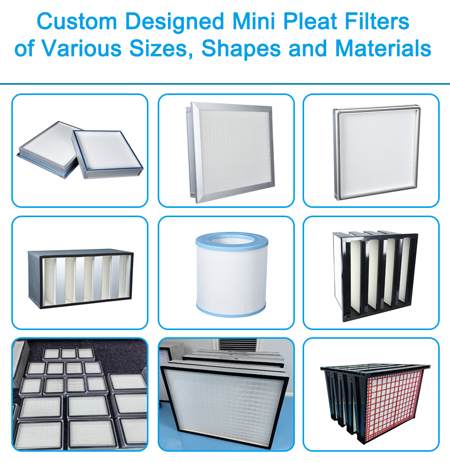 Mini-pleat HEPA Filter