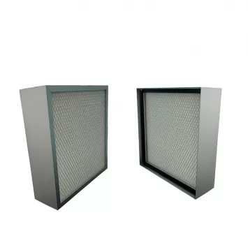 HEPA Knife-edge Frame Mini-pleat Panel Filter