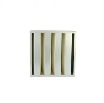 H13 Filter High Air Volume V Bank Mini Pleat HEPA Filter